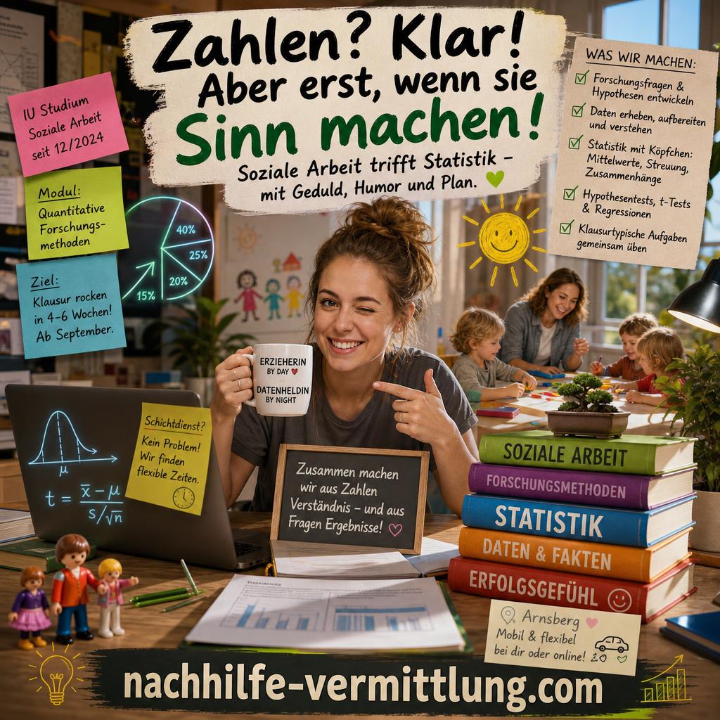 Nachhilfe Soziale Arbeit, quantitative Forschungsmethoden, Quantitative Methoden, Statistik, Forschungsmethoden, Methoden der Sozialforschung Arnsberg Nachhilfe Soziale Arbeit, quantitative Forschungsmethoden, Quantitative Methoden, Statistik, Forschungsmethoden, Methoden der Sozialforschung Arnsberg